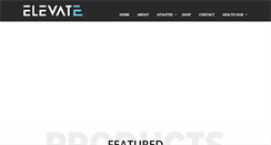 Desktop Screenshot of elevatenutrition.com